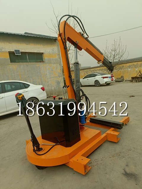 铜锣乡自卸车厢随车吊 自制轮式四不像起重机 四驱平板吊 5吨 贵盛